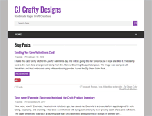 Tablet Screenshot of cjcraftydesigns.com